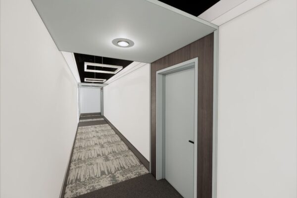 Dwell at the Oasis Interior Rendering
