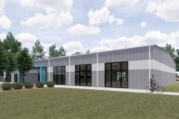 Fayetteville Mixed-Use Exterior Rendering