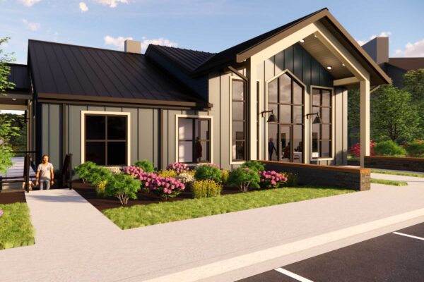 Fields at Peachtree Corners Exterior Rendering
