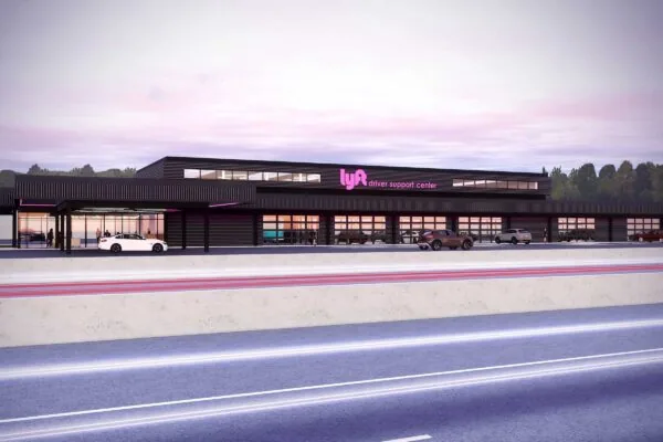 Lyft Driver Support Center Exterior Rendering
