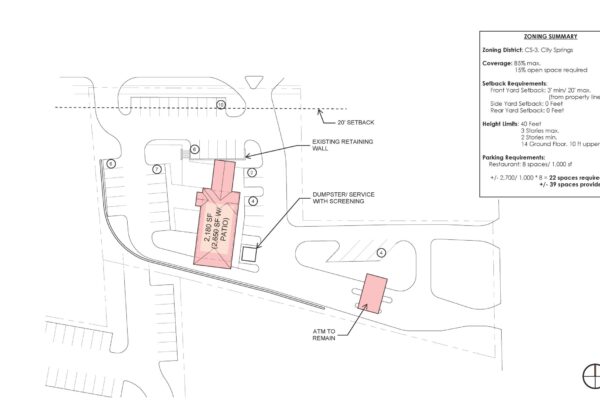 Sandy Springs Restaurant - Site Plan