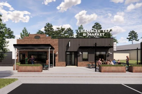 Chamblee Tap and Market Exterior Rendering