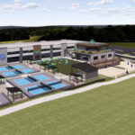 Pickle & Social - Outdoor Courts - Rendering