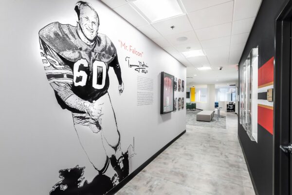 Tommy Nobis Center - Branding Wall